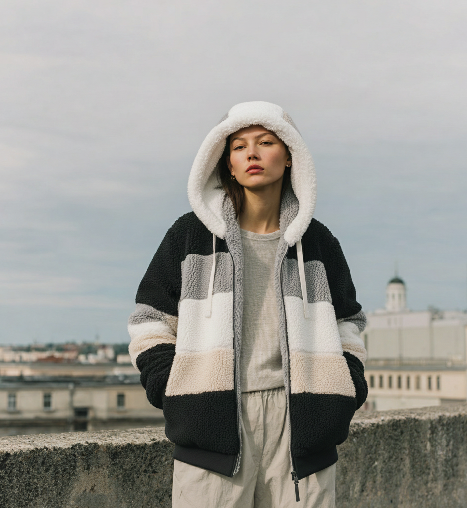 Arctic Panel Hooded Jacket